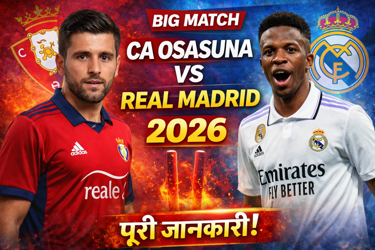 CA Osasuna vs Real Madrid 2026 – पूरी जानकारी (Match Preview, Date, Squad, Prediction)