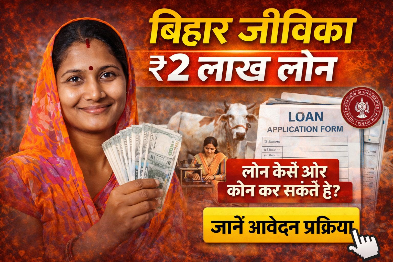 Bihar Jeevika 2 Lakh Loan 2026 rojgarjeet.com
