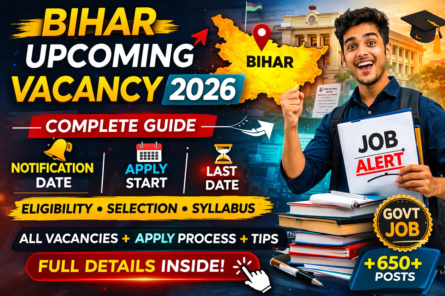 Bihar Upcoming Vacancy 2026