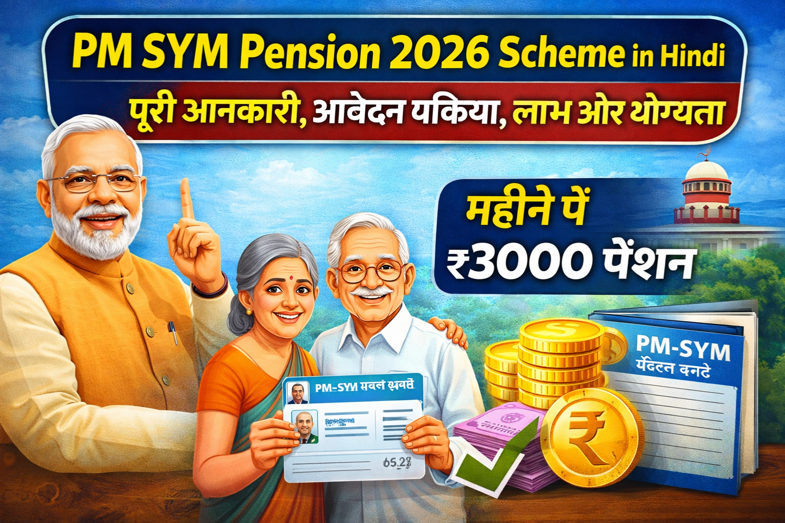 PM SYM Pension 2026 Scheme in Hindi